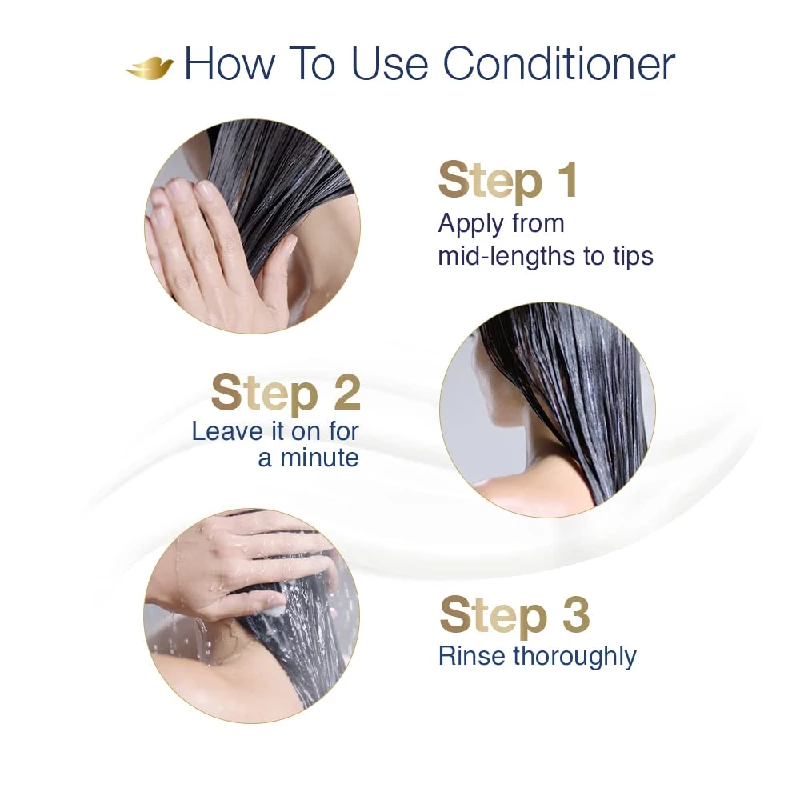 Dove Daily Shine Conditioner For All Hair Type, 335 ml-6.webp